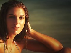 Alex filmy erotyczne darmowe Morgan bikini sesja zdjęciowa za kulisami